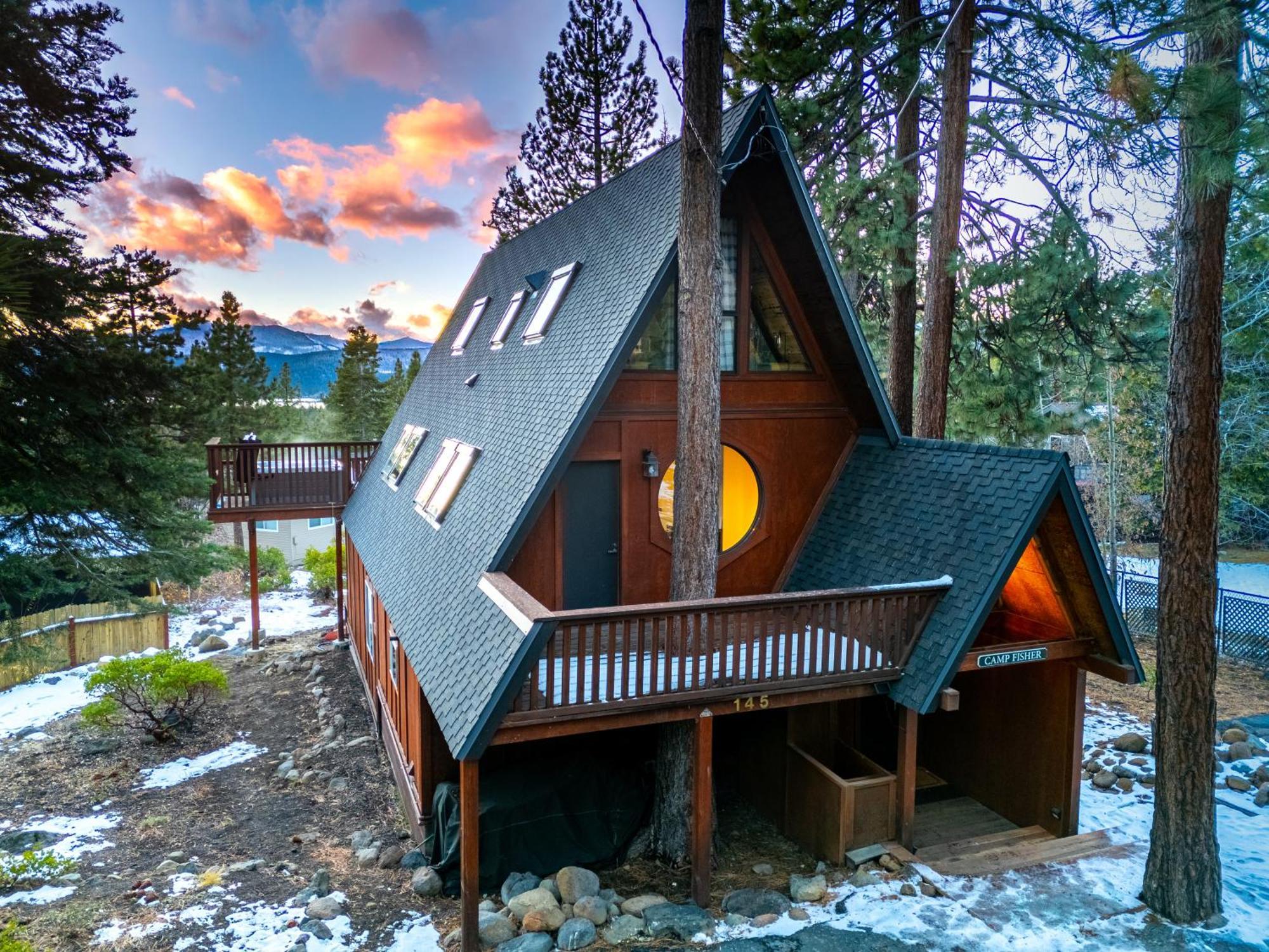 A-Frame Cabin With Hot Tub & Close To Lake Tahoe Tahoe City Exterior foto